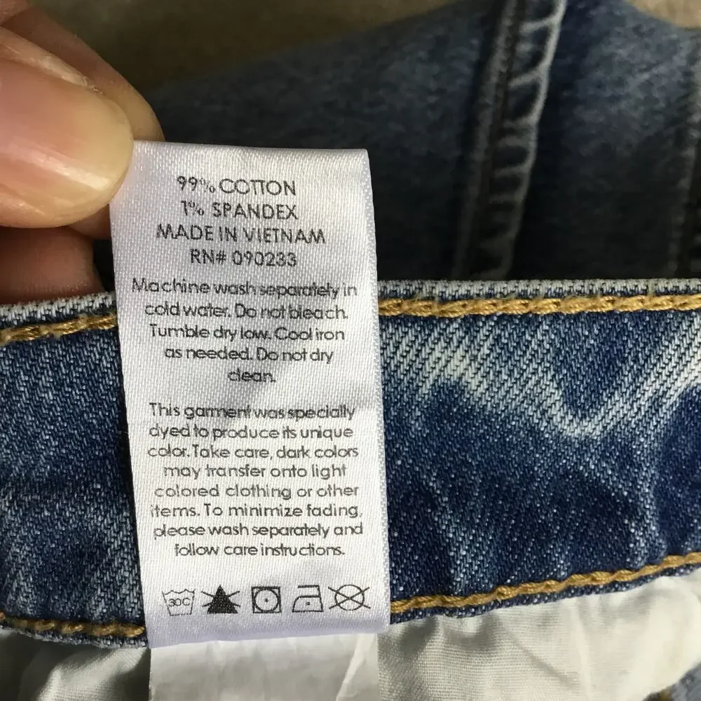 PACSUN Stretch Dad Cotton Button Fly Jeans Sz 29
